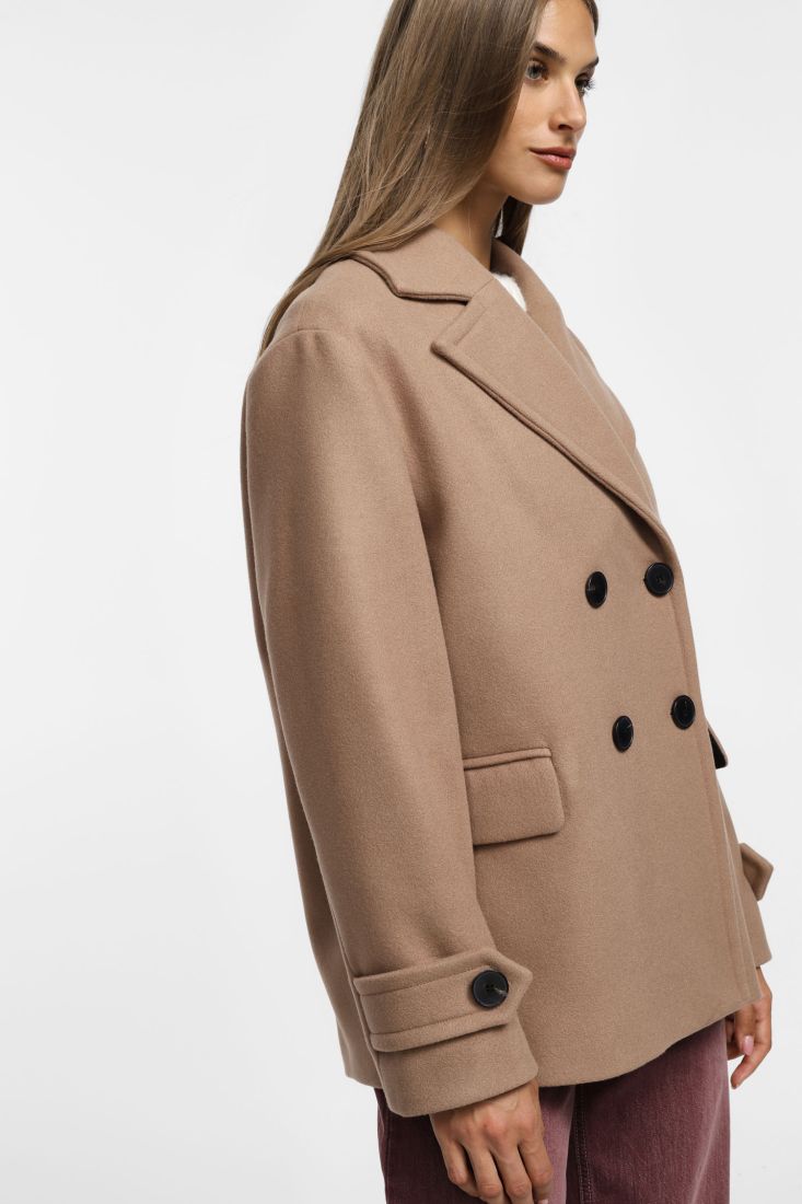 Cappotto Plese corto a doppiopetto