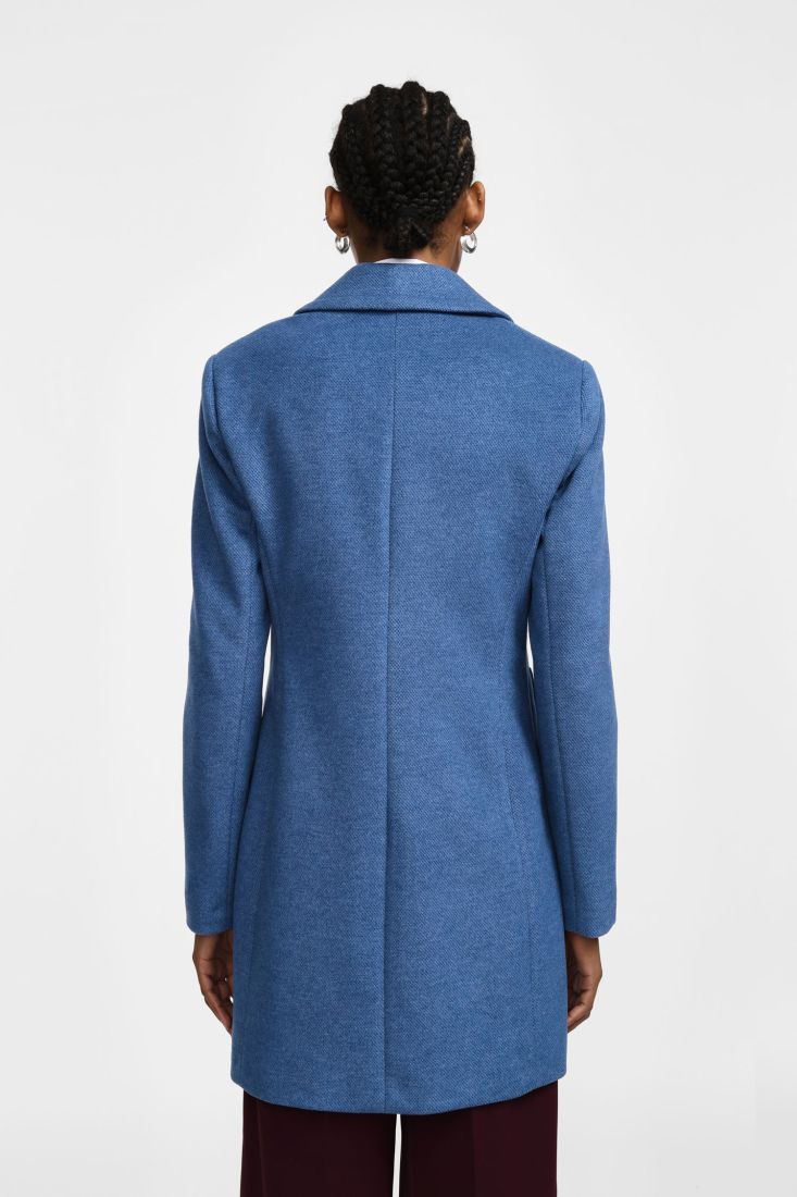 Cappotto Please lineare con chiusura a bottoni