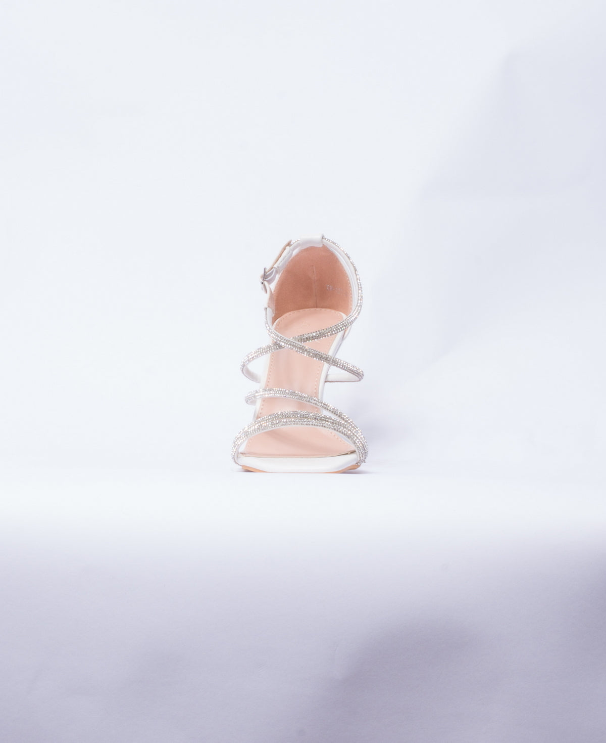 Sandalo con strass - Bianco