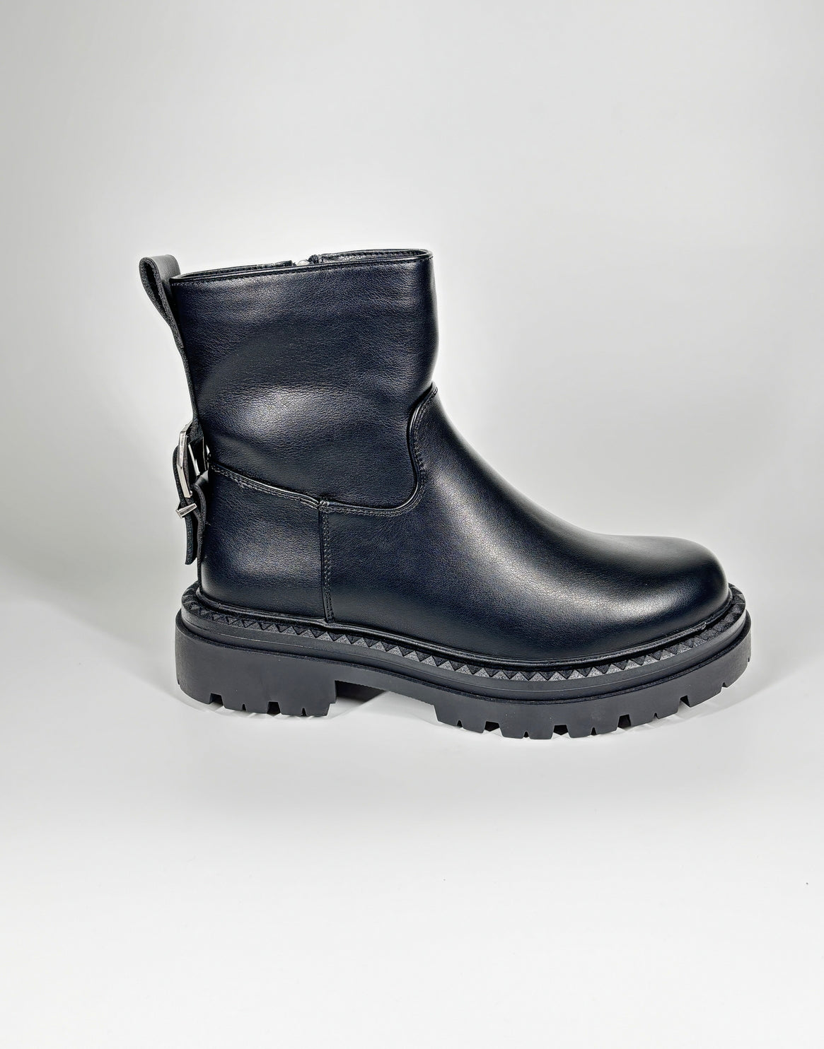 Stivaletto in ecopelle - Nero