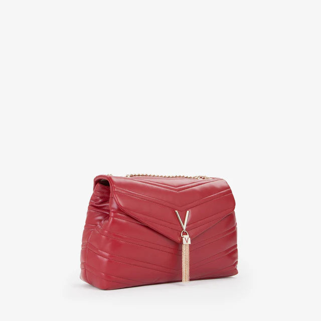 Borsa a Spalla Matelassé "Frisia" - Rosso