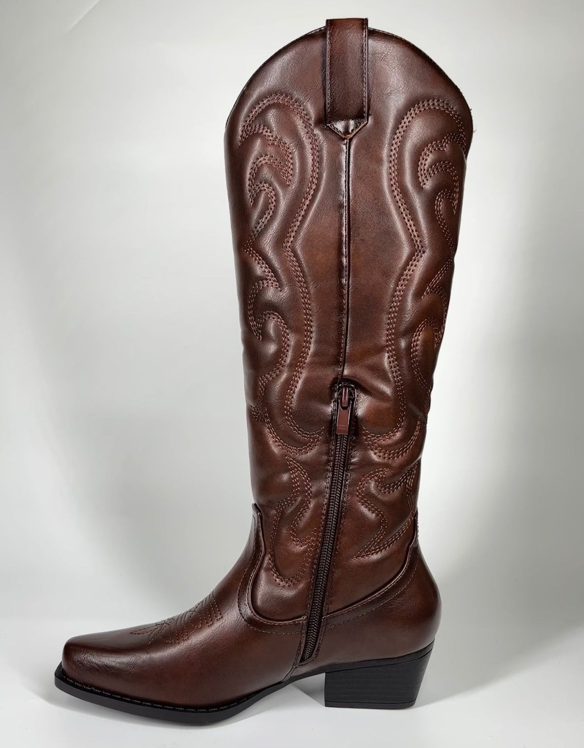 Stivale Alto Western - Marrone