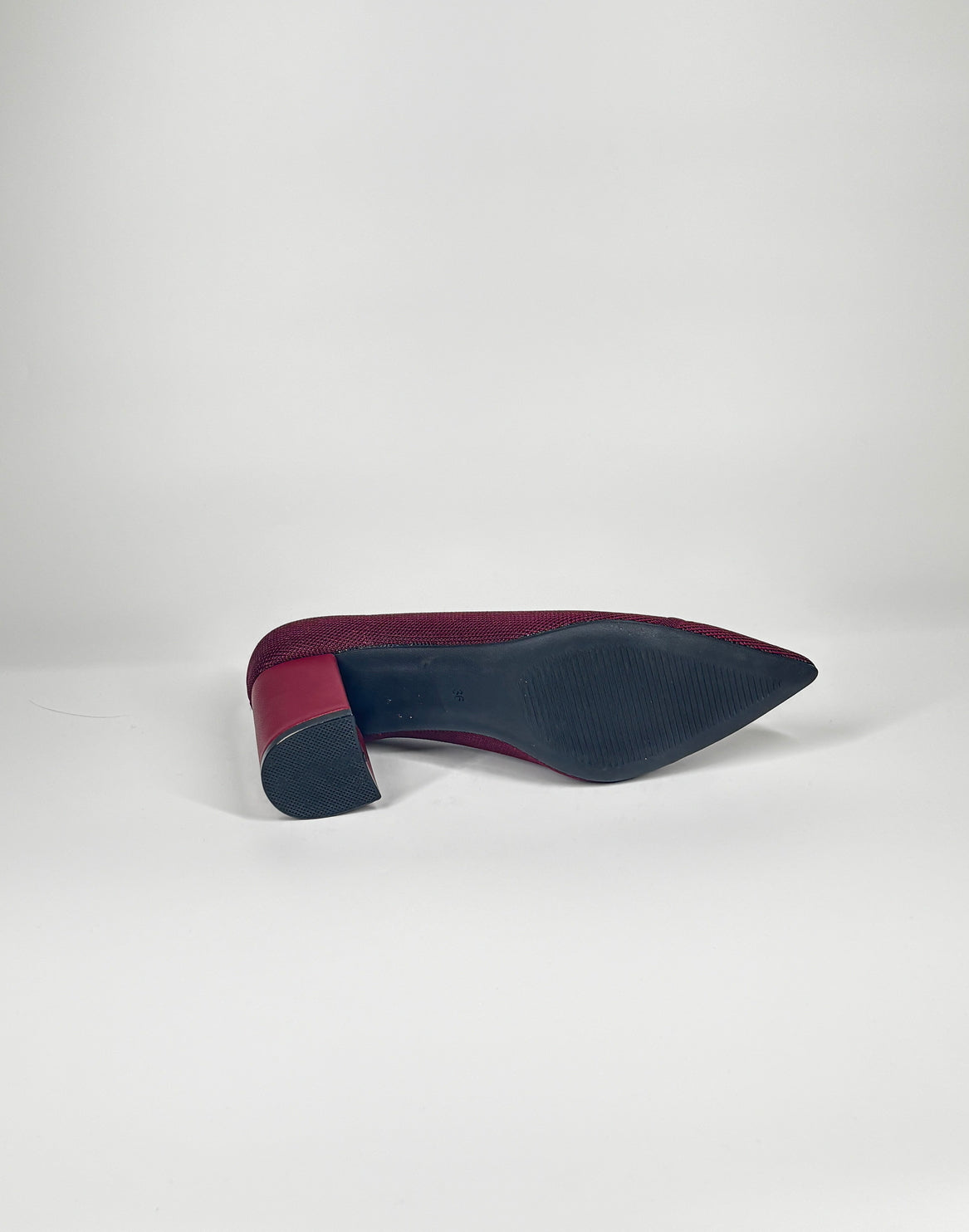 Décolleté a punta con tacco largo - Bordeaux