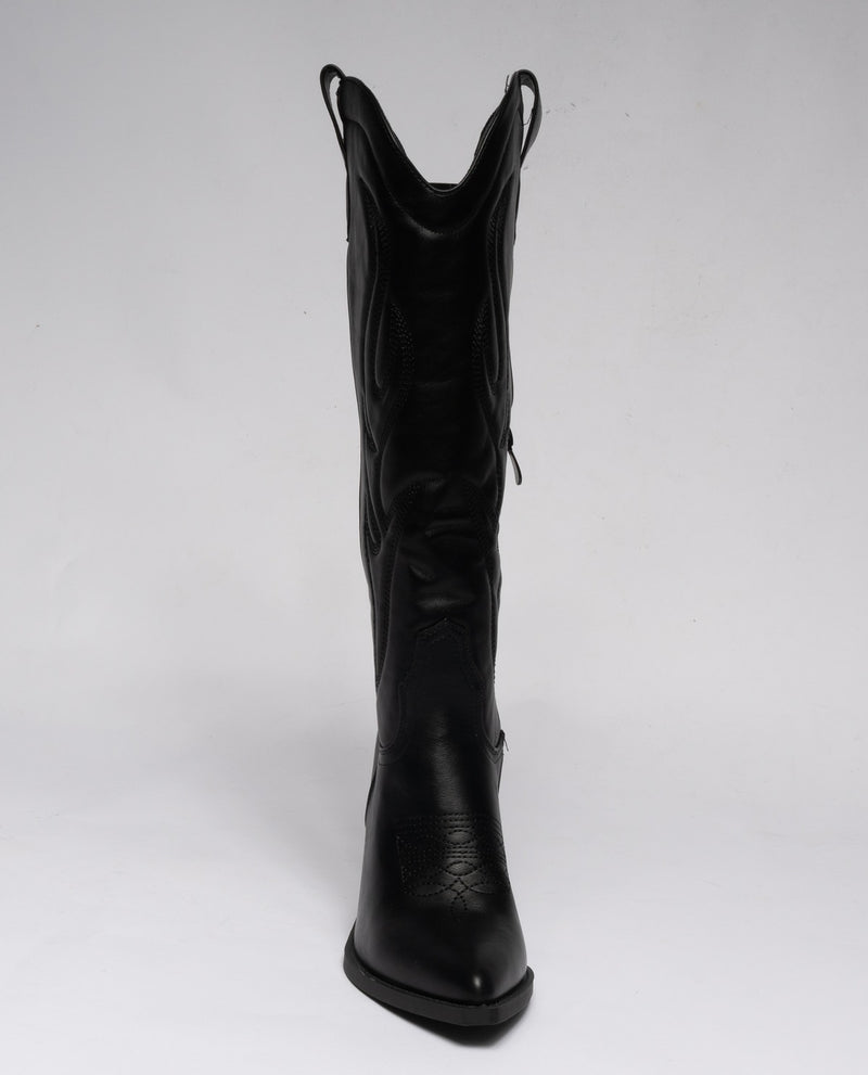 Stivali Ginocchio Gomma Carrarmato Martinello Nero (Donna) Issa 268400 Vendita Online - Foto 3