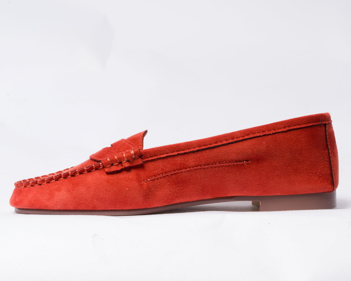 Mocassini Scamosciati - Ruggine