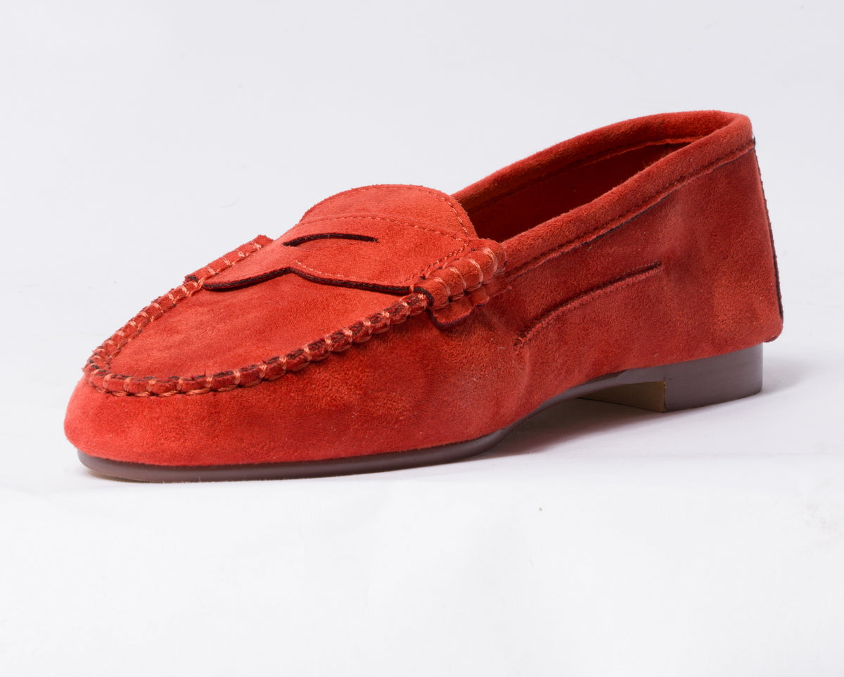 Mocassini Scamosciati - Ruggine