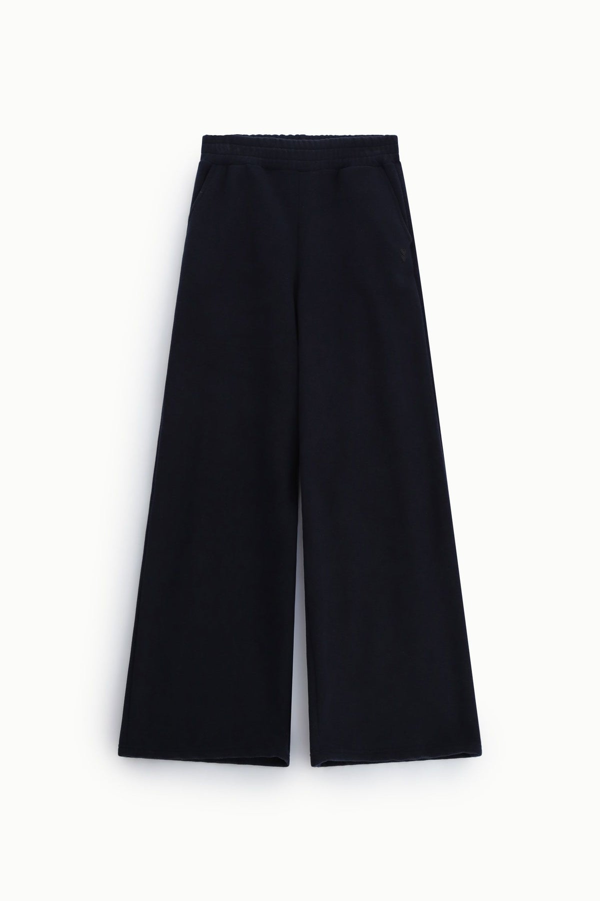 Pantaloni palazzo sportivi vita alta con tasche Please - Blu