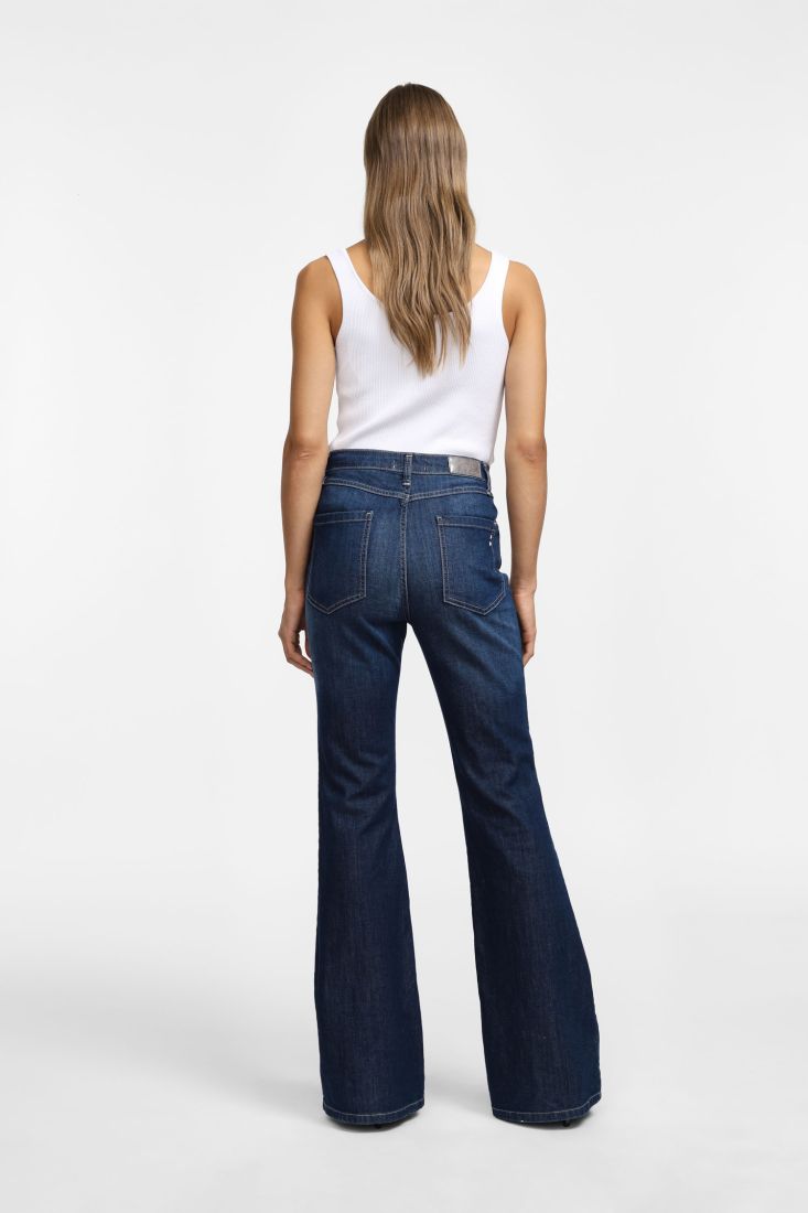 Jeans Please a zampa con vita alta