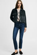 Jeans slim-fit con lunghezza alla caviglia Please - Blu Denim