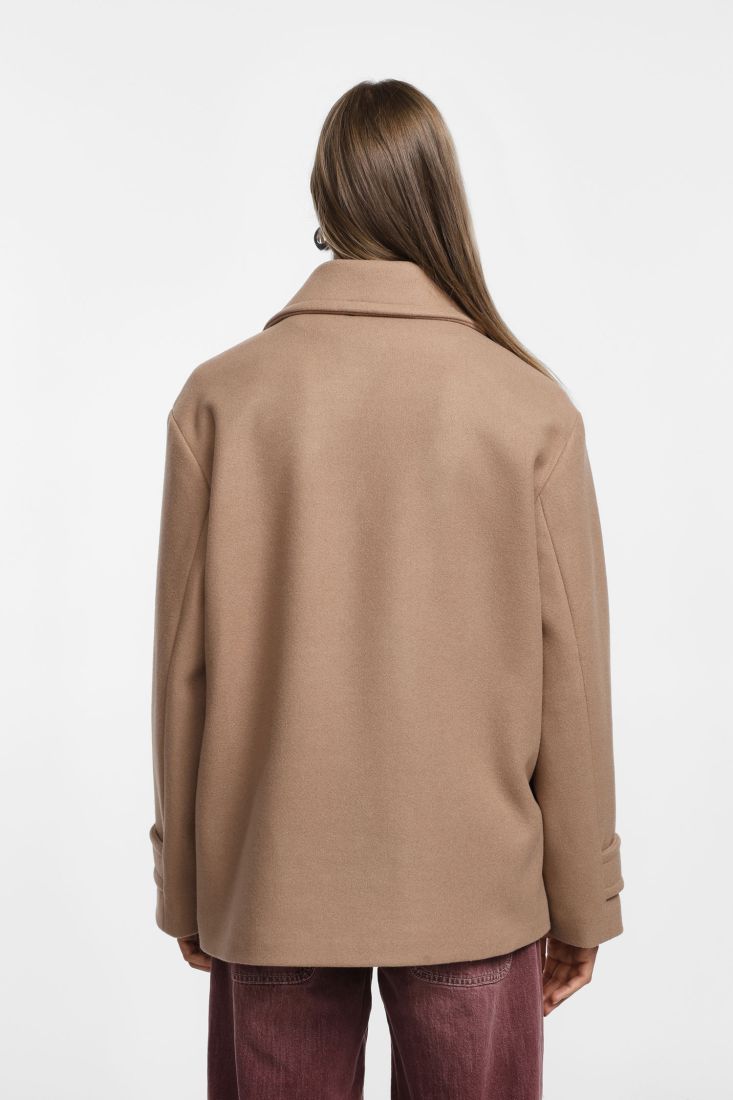 Cappotto Plese corto a doppiopetto