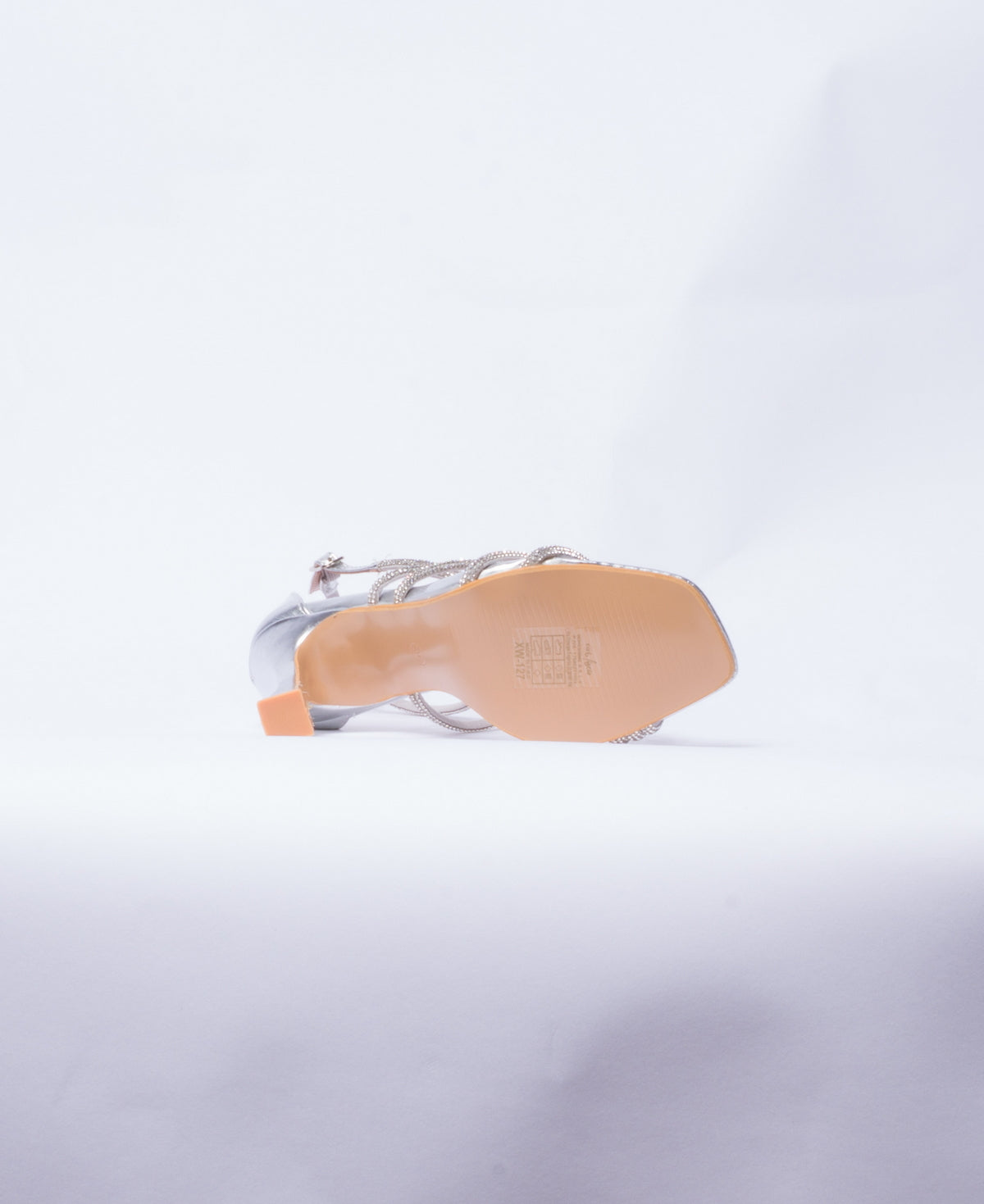 Sandalo con strass - Argento