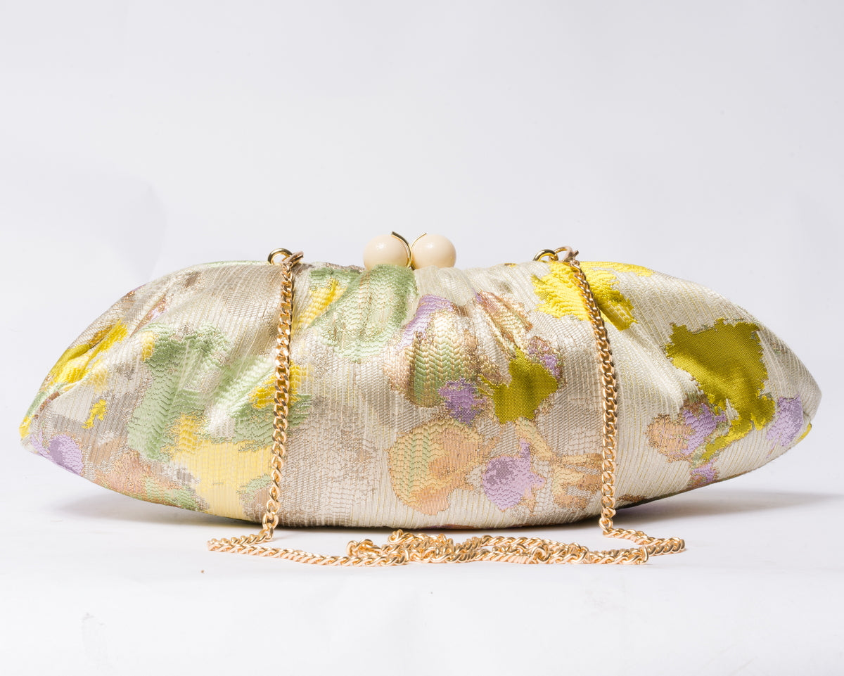 Borsa a fantasia con tracolla - Beige