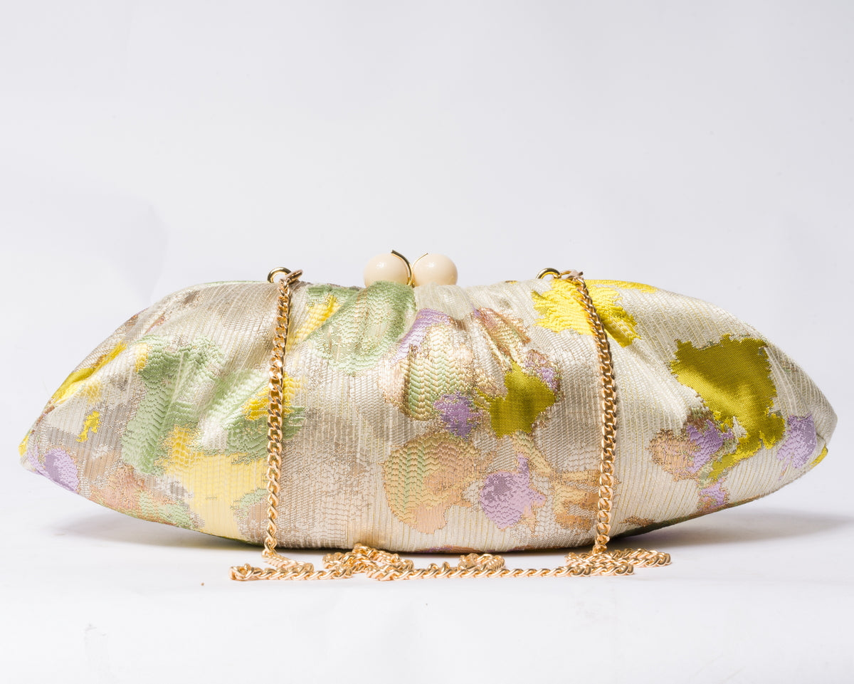 Borsa a fantasia con tracolla - Beige