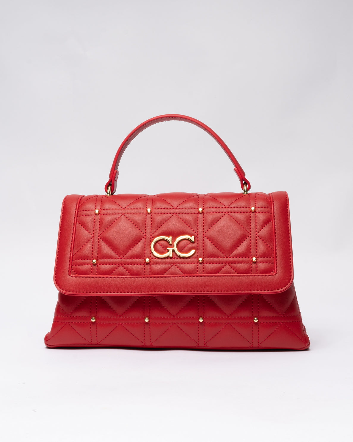 Borsa Gio Cellini CLIO ROMBI - Rossa