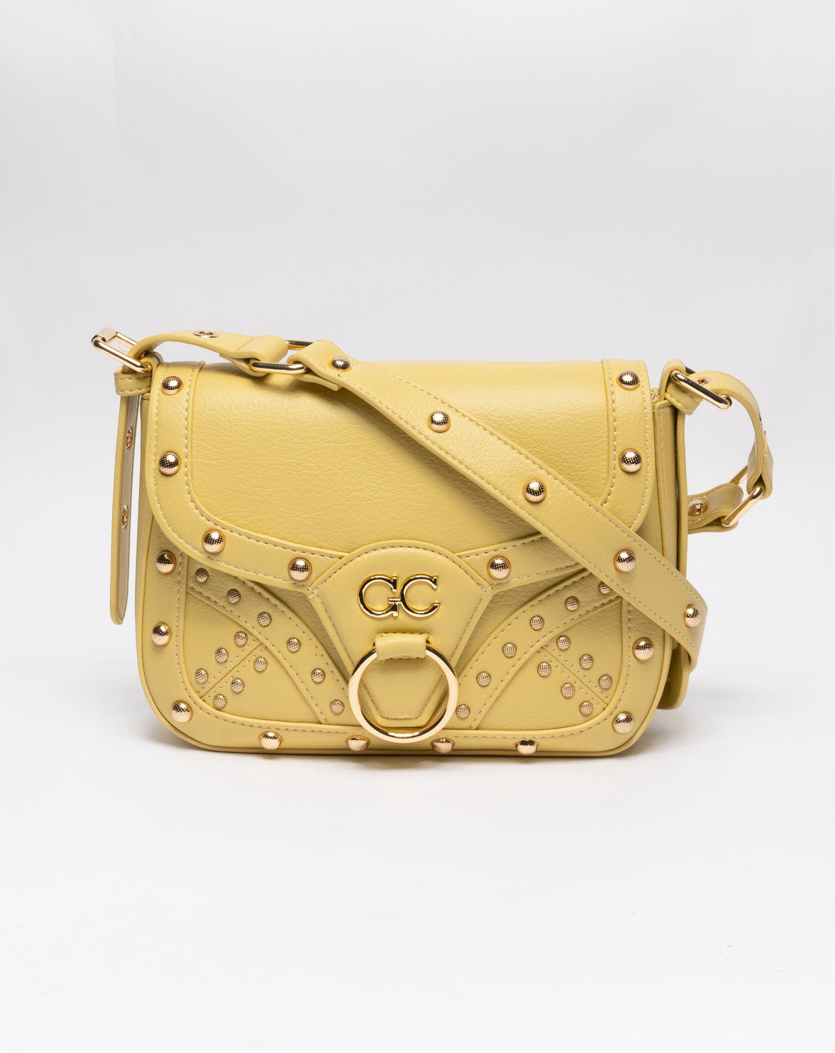 Borsa Dixie Gio Cellini con tracolla in ecopelle - Gialla
