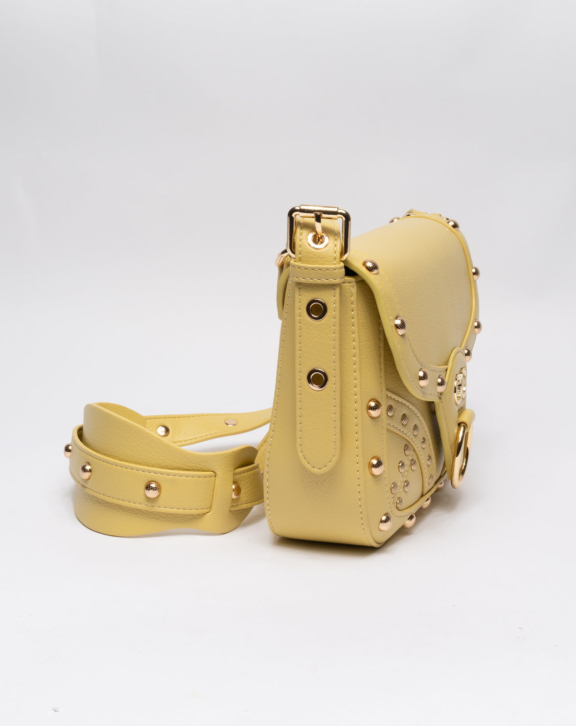 Borsa Dixie Gio Cellini con tracolla in ecopelle - Gialla