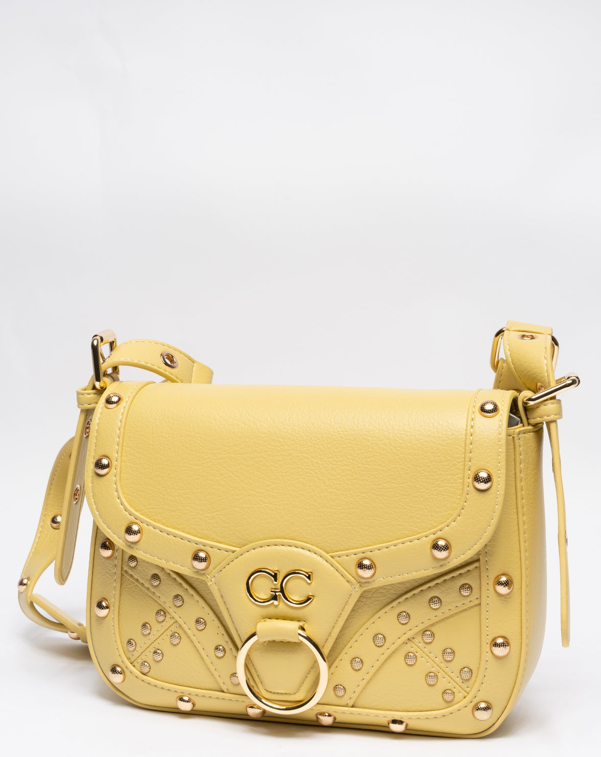 Borsa Dixie Gio Cellini con tracolla in ecopelle - Gialla