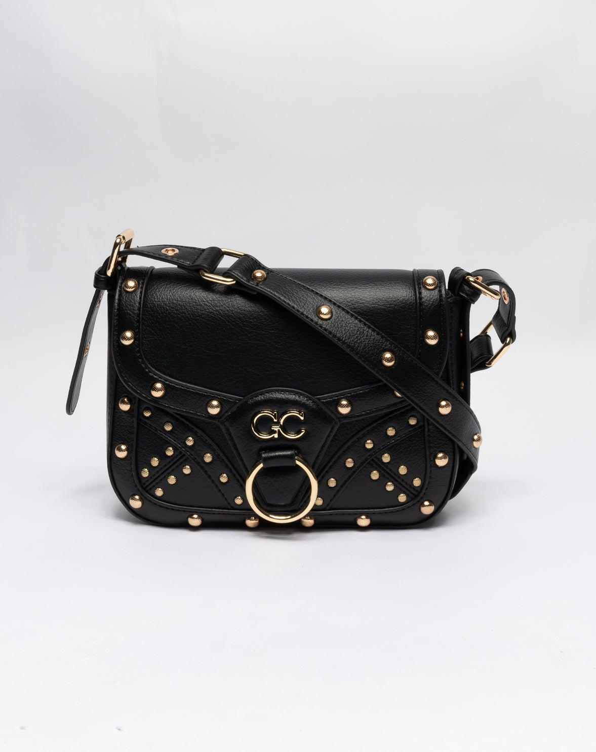 Borsa Dixie Gio Cellini con tracolla in ecopelle - Nera