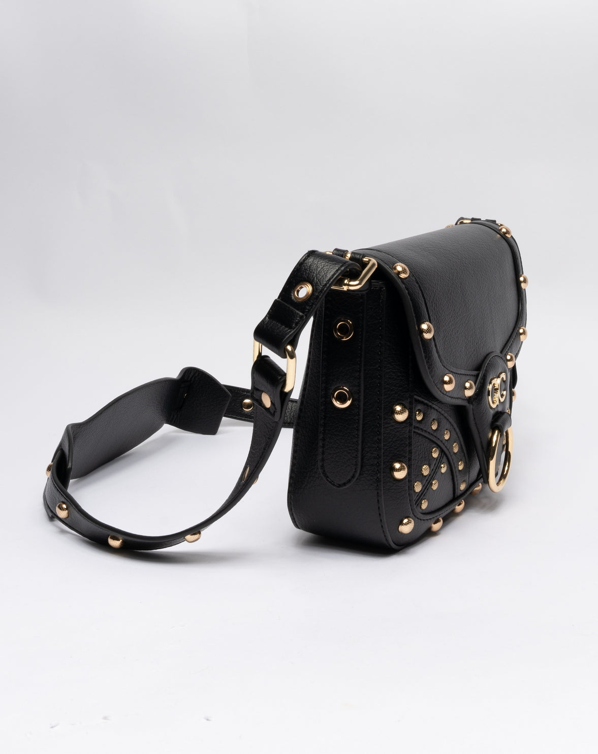 Borsa Dixie Gio Cellini con tracolla in ecopelle - Nera