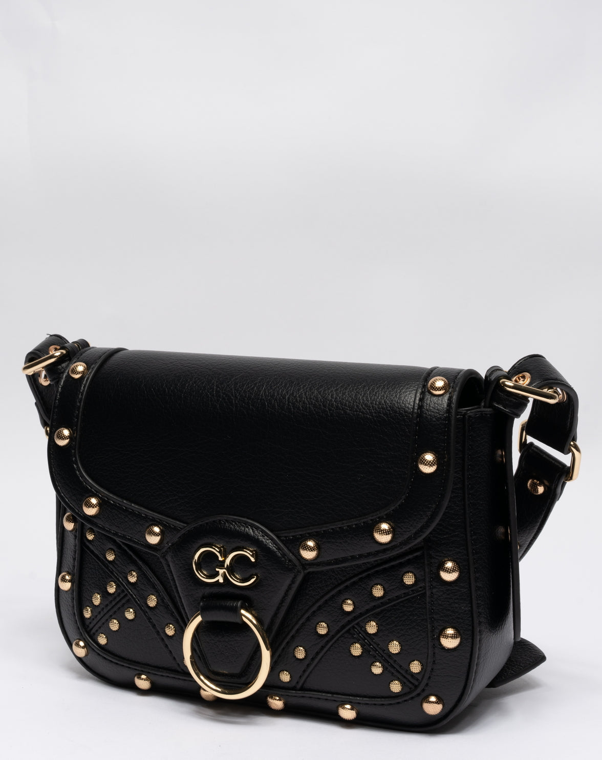 Borsa Dixie Gio Cellini con tracolla in ecopelle - Nera