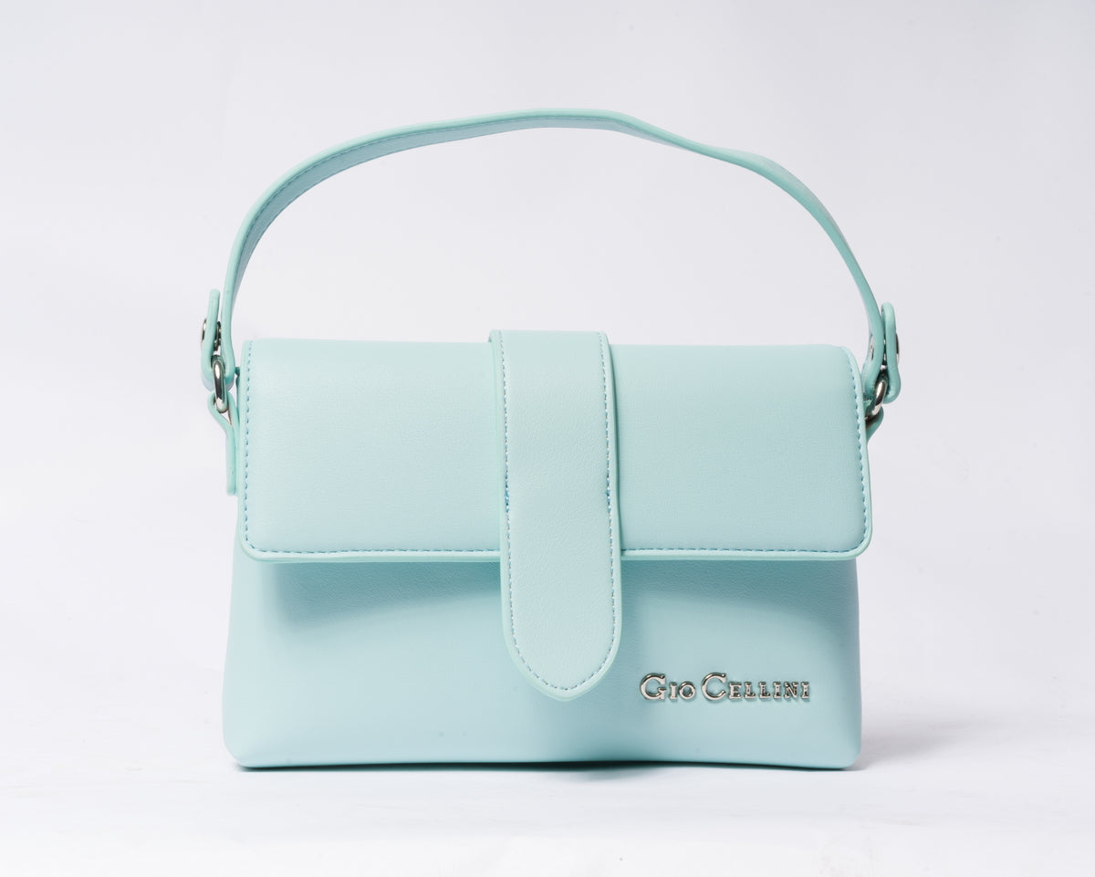 Mini bag Gio Cellini in ecopelle - Azzurra