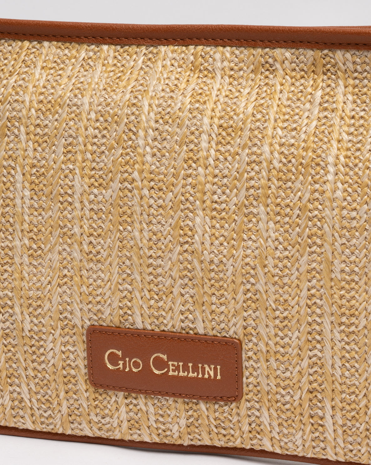 Pochette Gio Cellini Rafia - Marrone