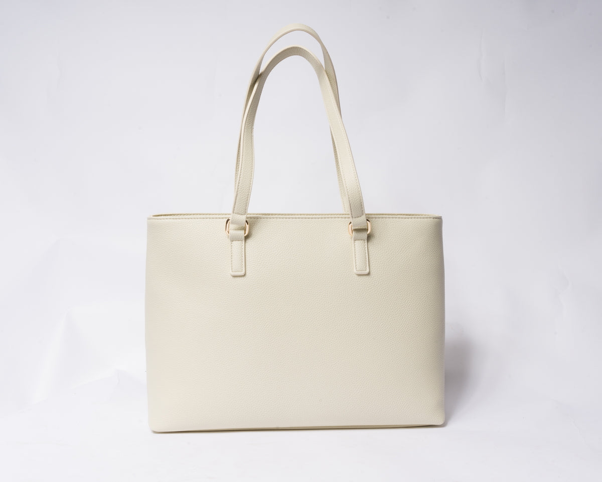 Borsa Shopper Valentino - Ecru