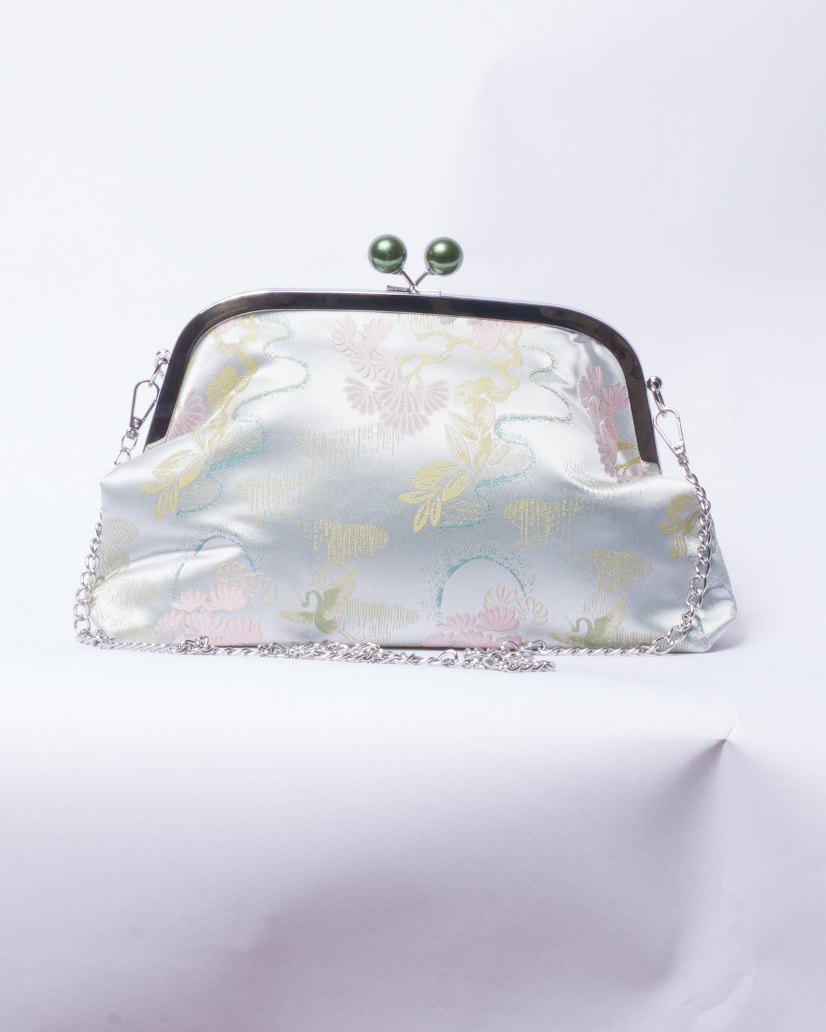 Borsa Elegante in Raso Fantasia Orientale