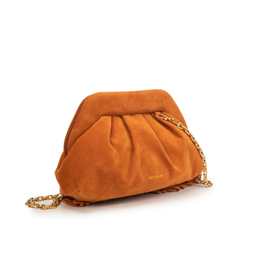 Clutch bag scamosciata Giò Cellini - Arancio