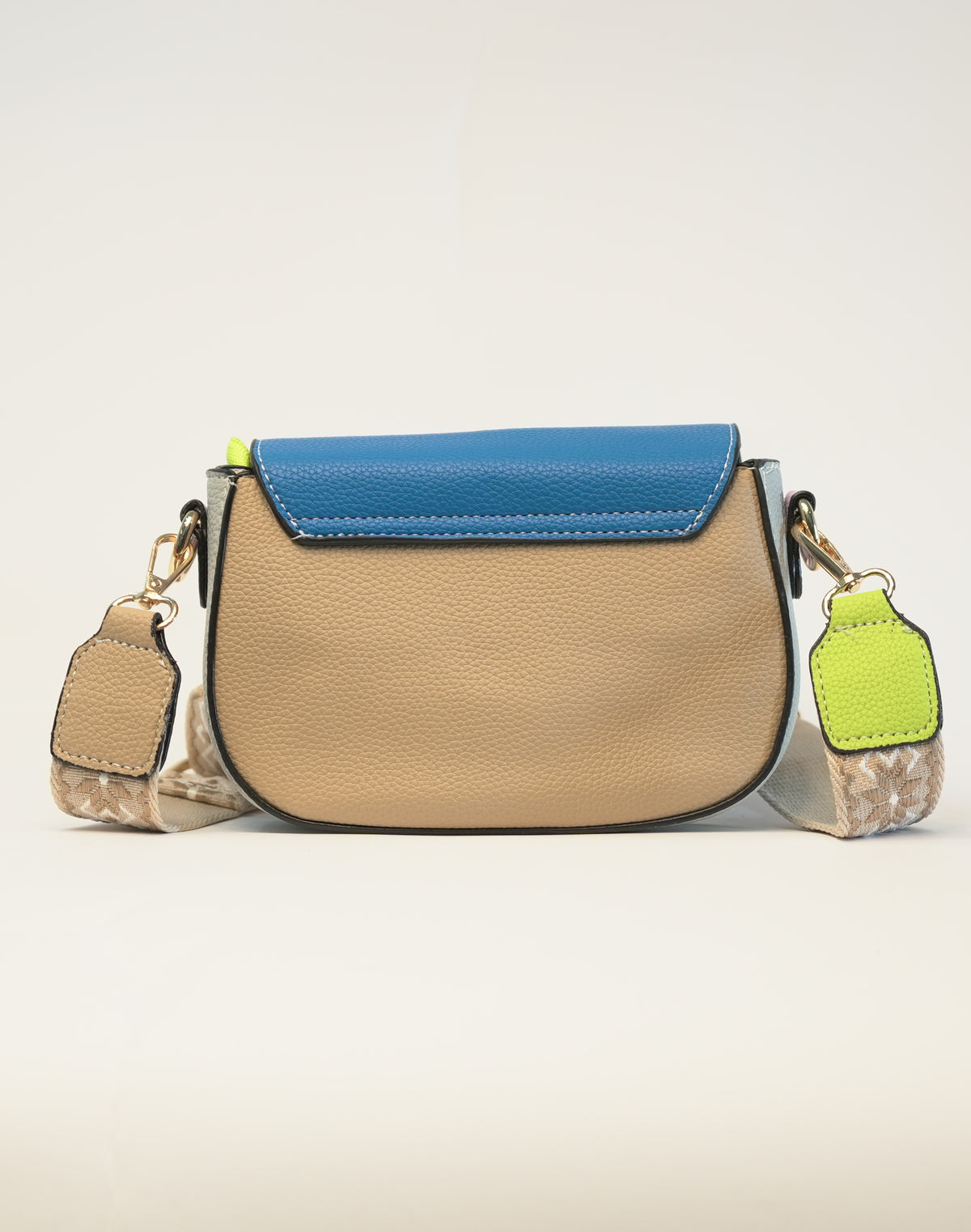 Borsa a Tracolla Multicolor - Beige