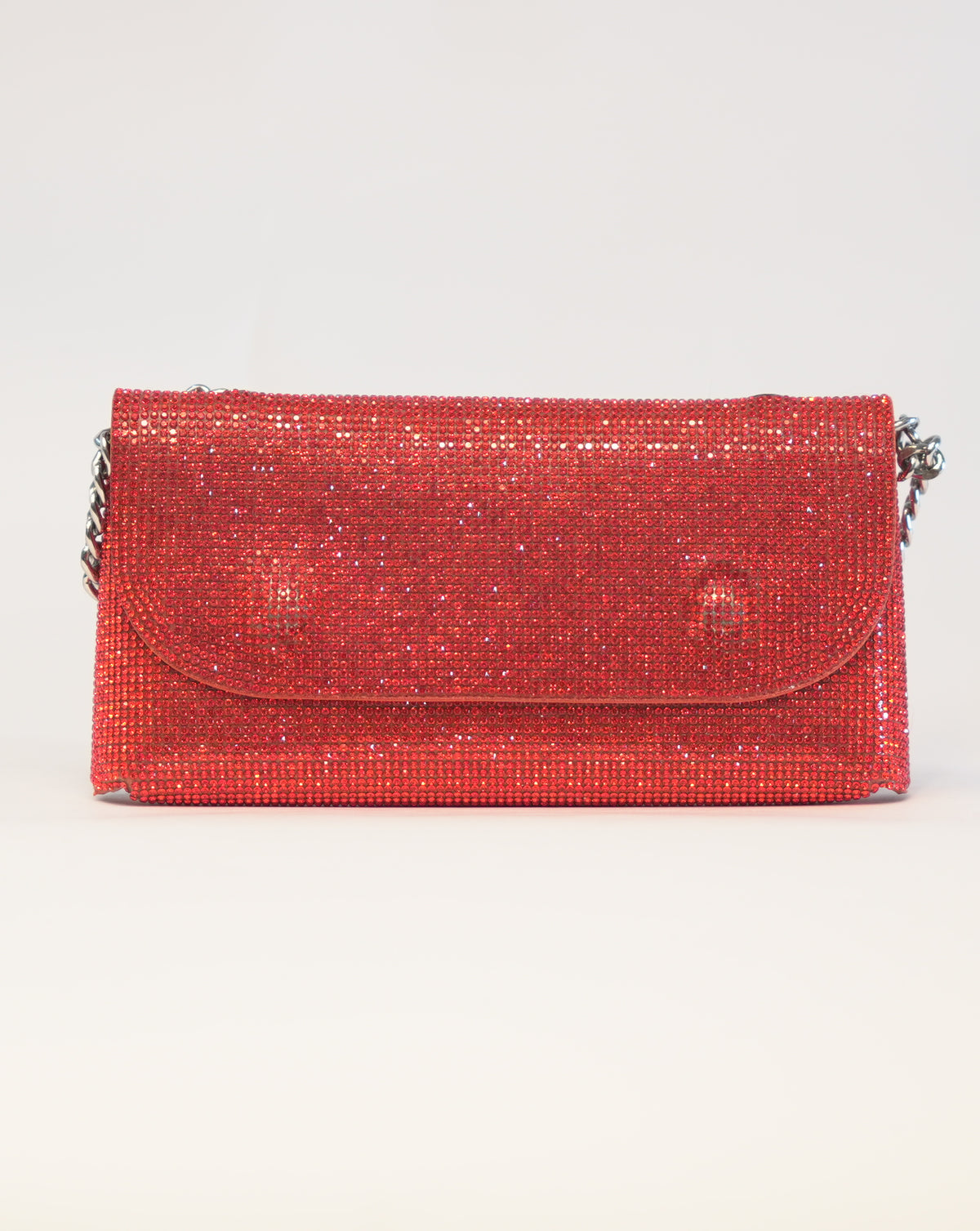Pochette con brillantini - Arancio