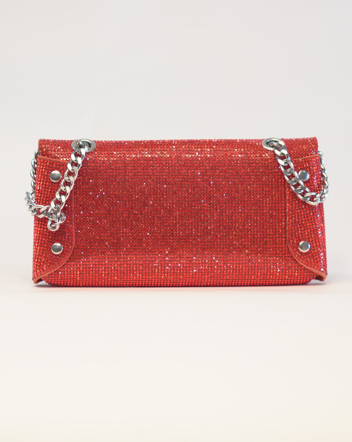Pochette con brillantini - Arancio