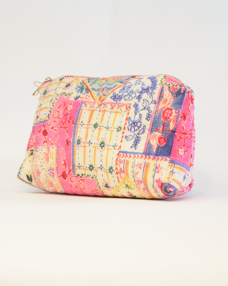 Pochette Rosa e Fantasie Floreali