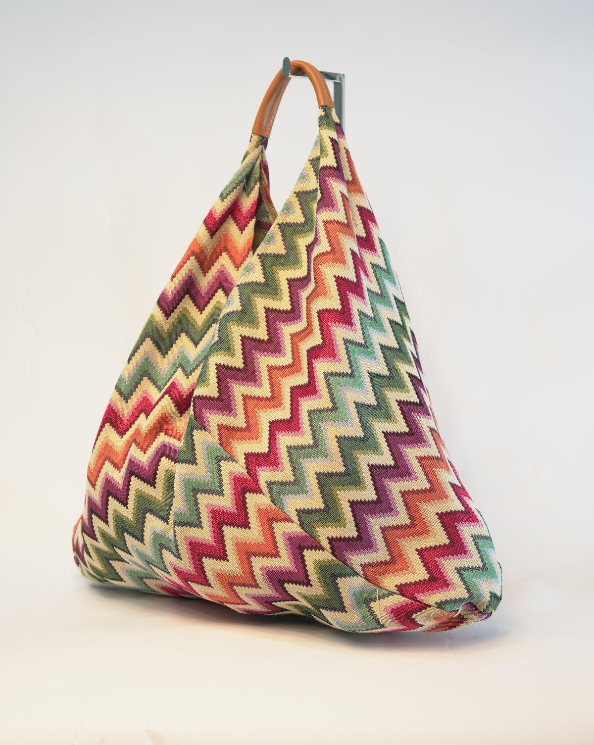 Borsa Shopper in Tessuto – Fantasia zig zag Multicolor