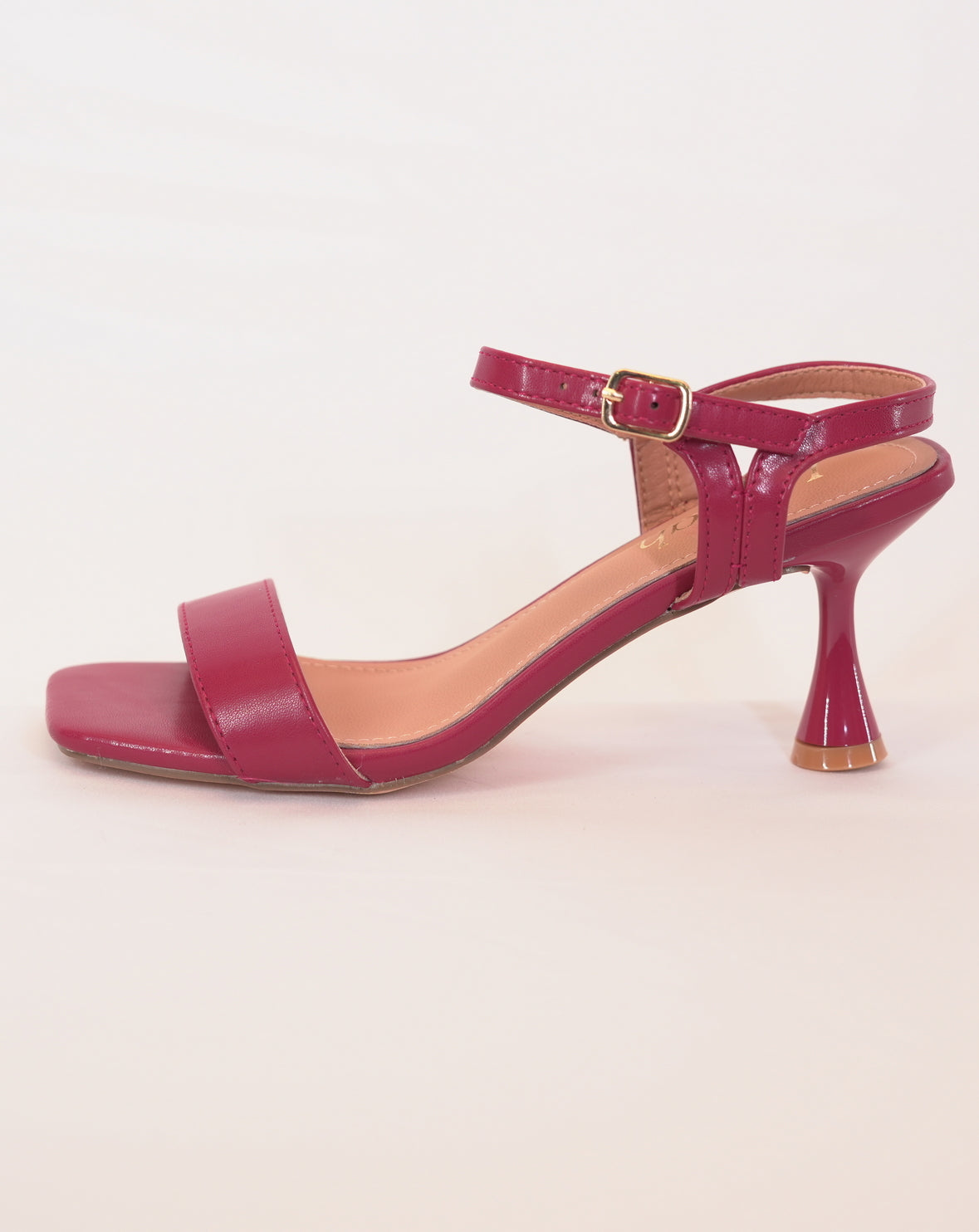 Sandalo con Tacco a Rocchetto -  Rosso