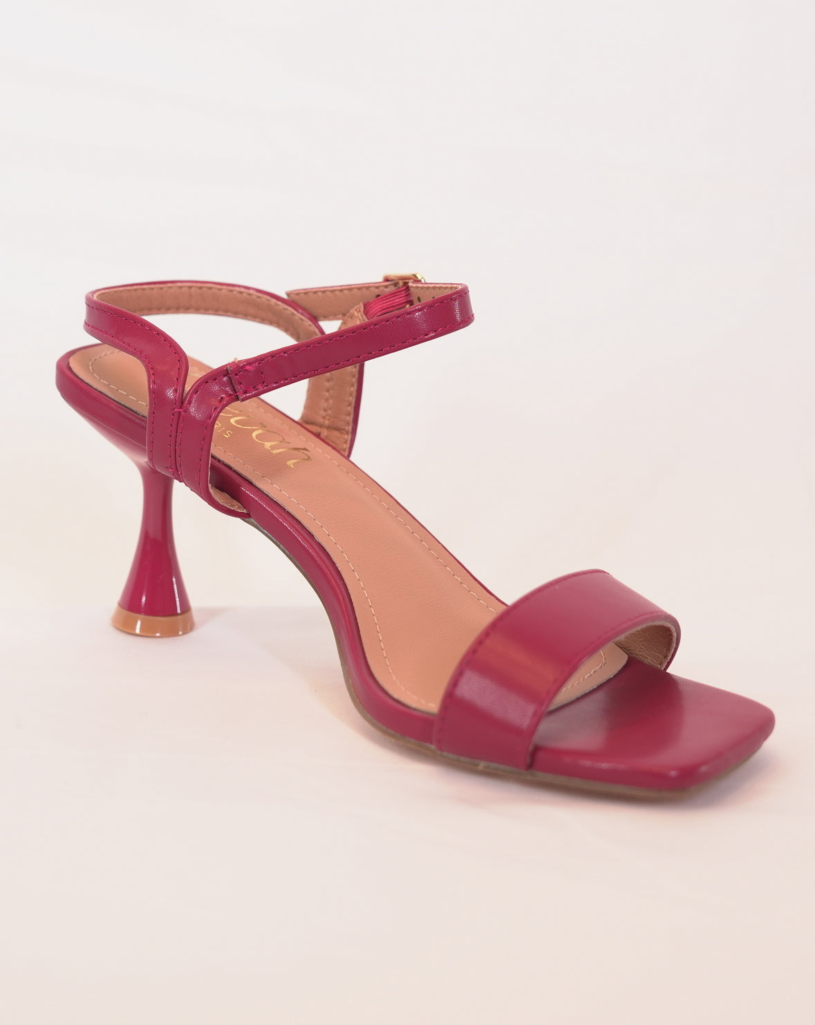 Sandalo con Tacco a Rocchetto -  Rosso