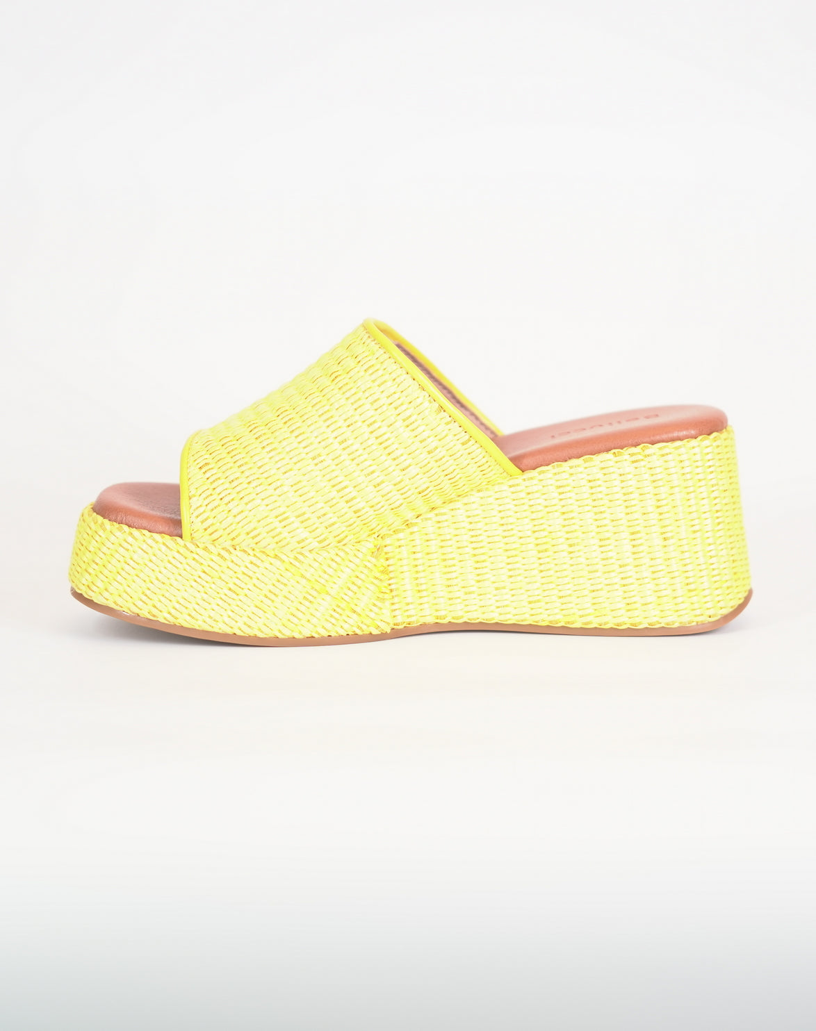 Zeppe Donna in Rafia - Giallo