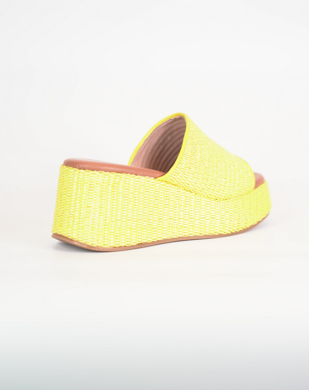 Zeppe Donna in Rafia - Giallo