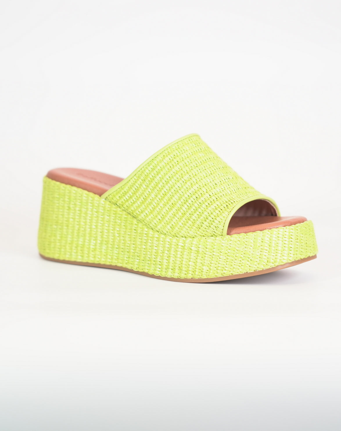 Zeppe Donna in Rafia - Verde