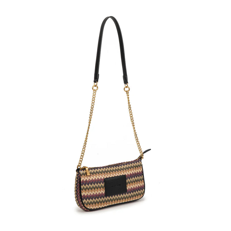 Pochette in rafia Giò Cellini - Multicolore
