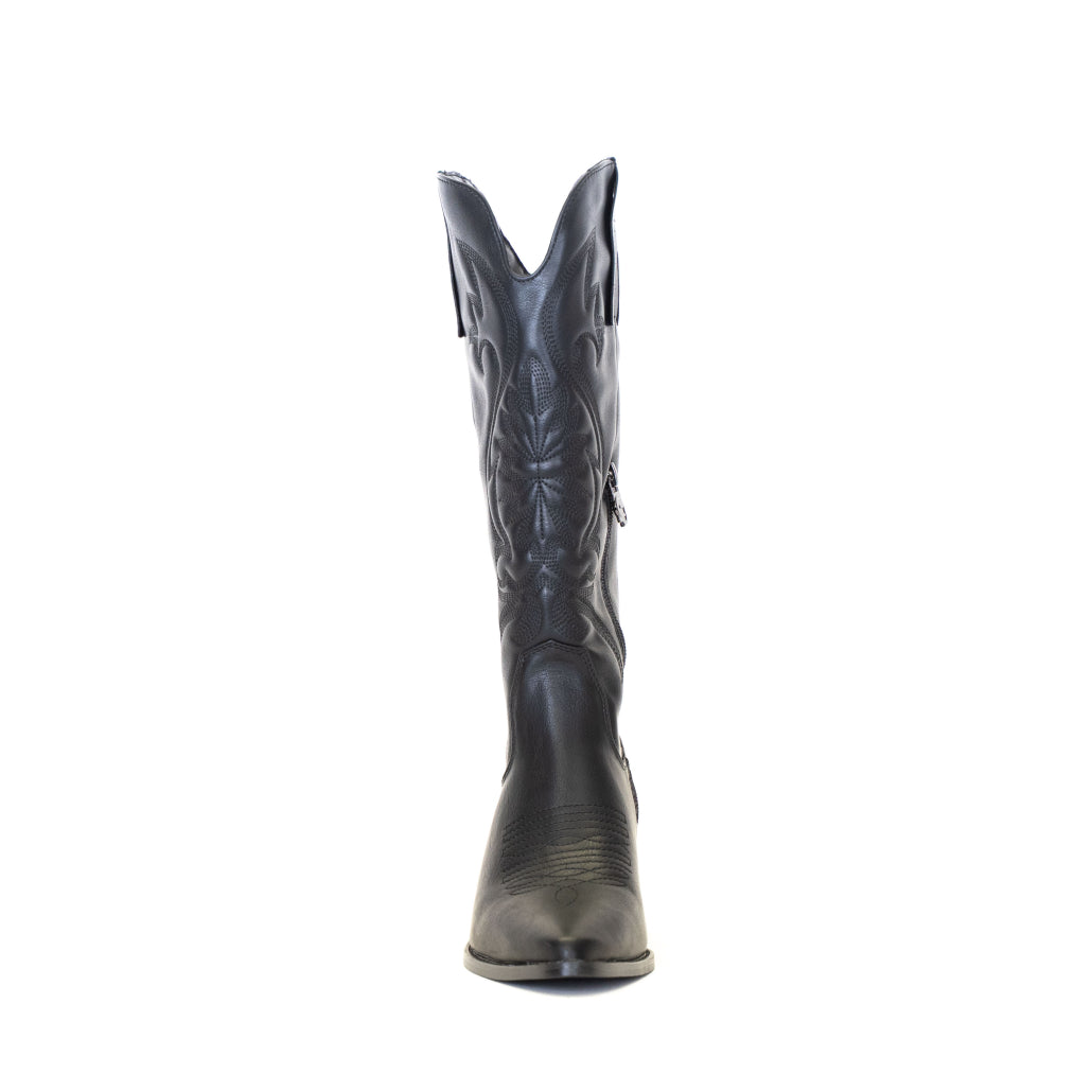 Texano alto Gold&Gold - Nero