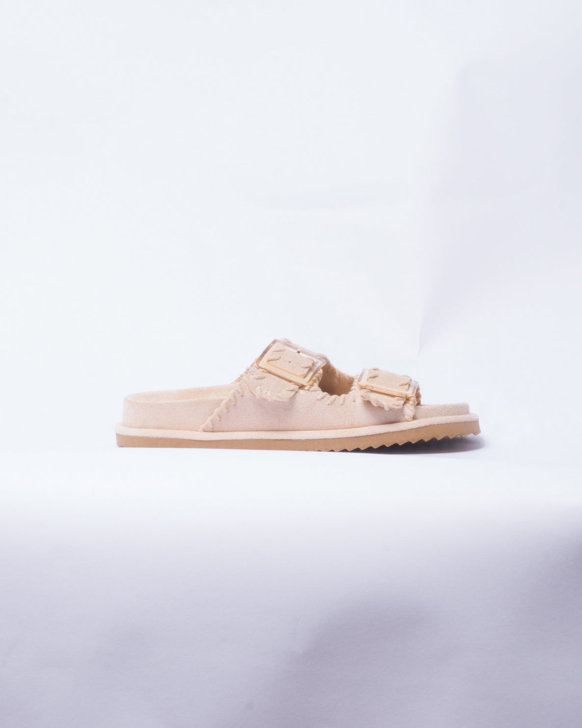 Sandali doppia fascia - Beige