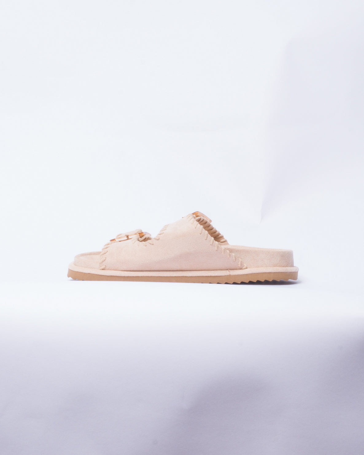 Sandali doppia fascia - Beige