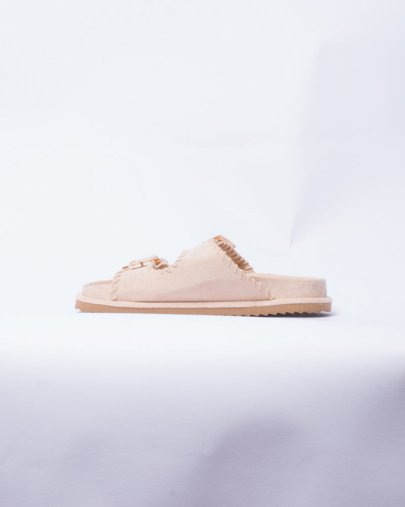 Sandali doppia fascia - Beige