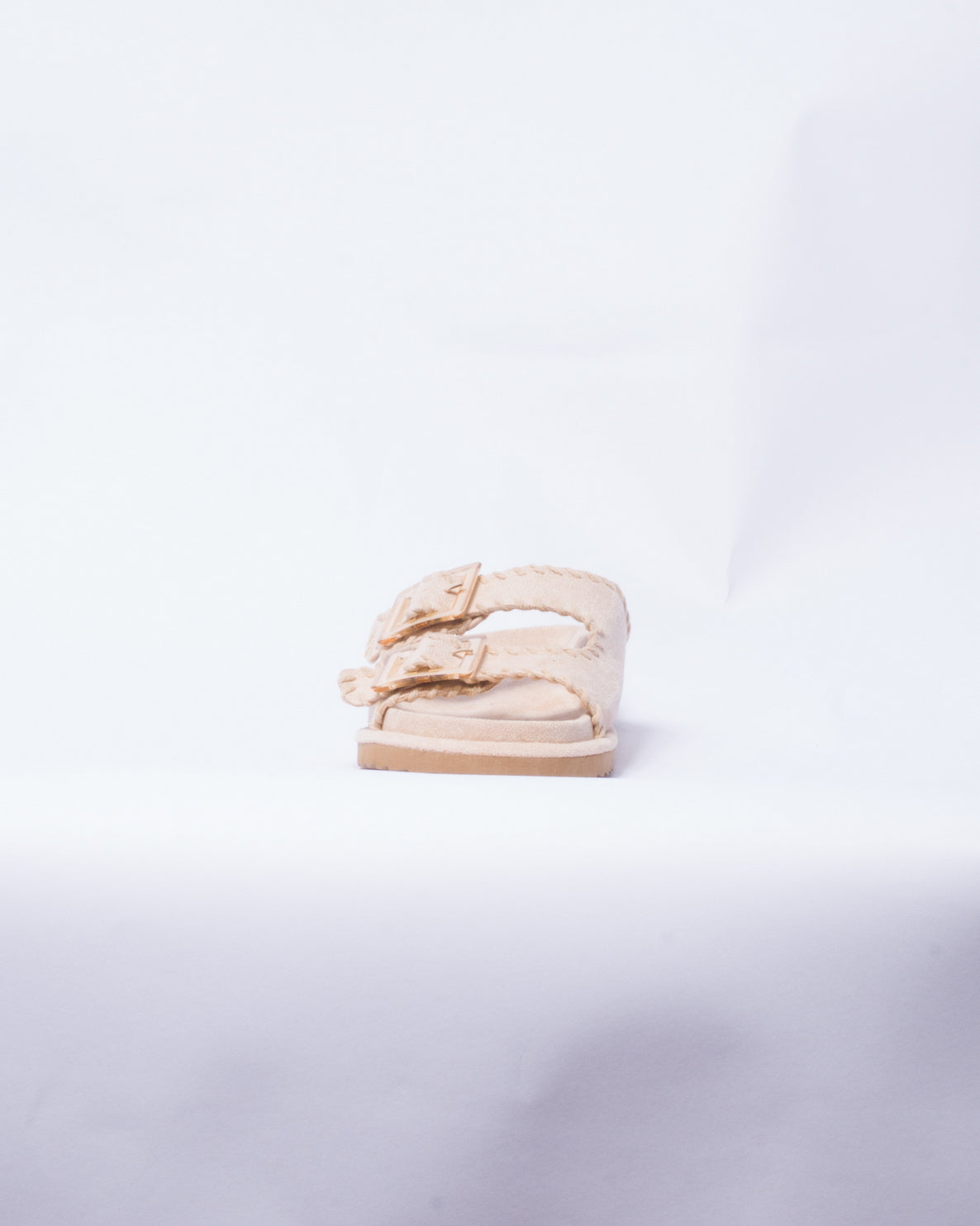 Sandali doppia fascia - Beige
