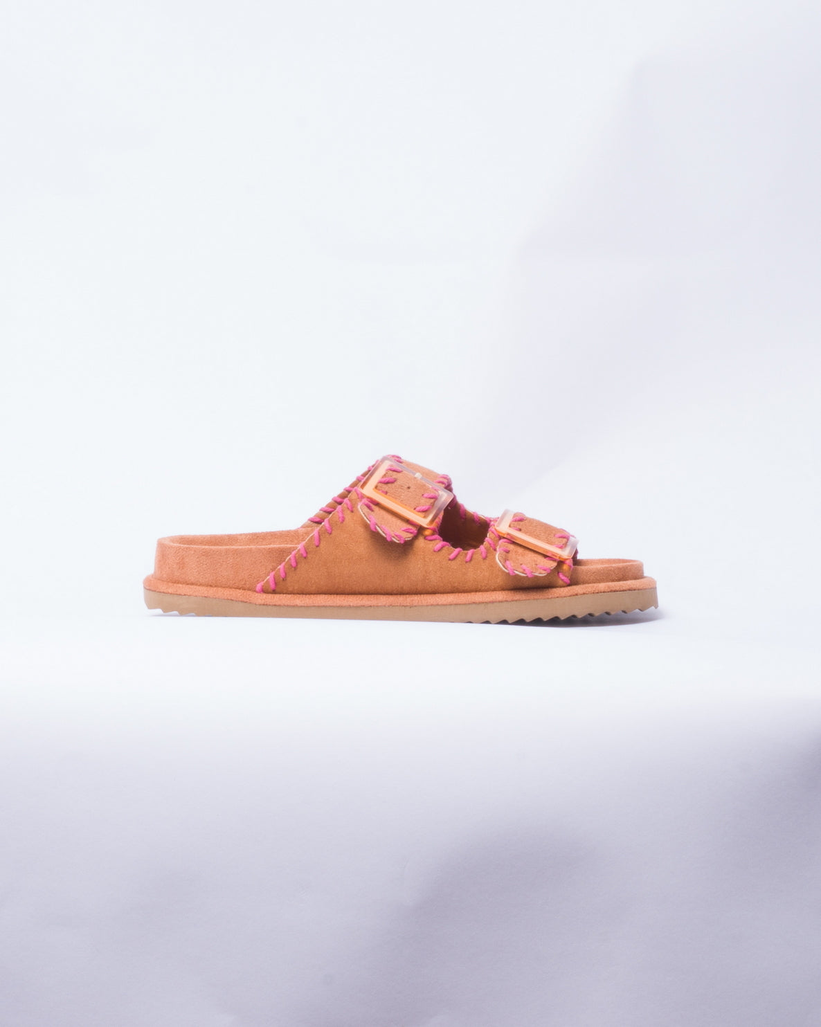 Sandali doppia fascia - Marrone