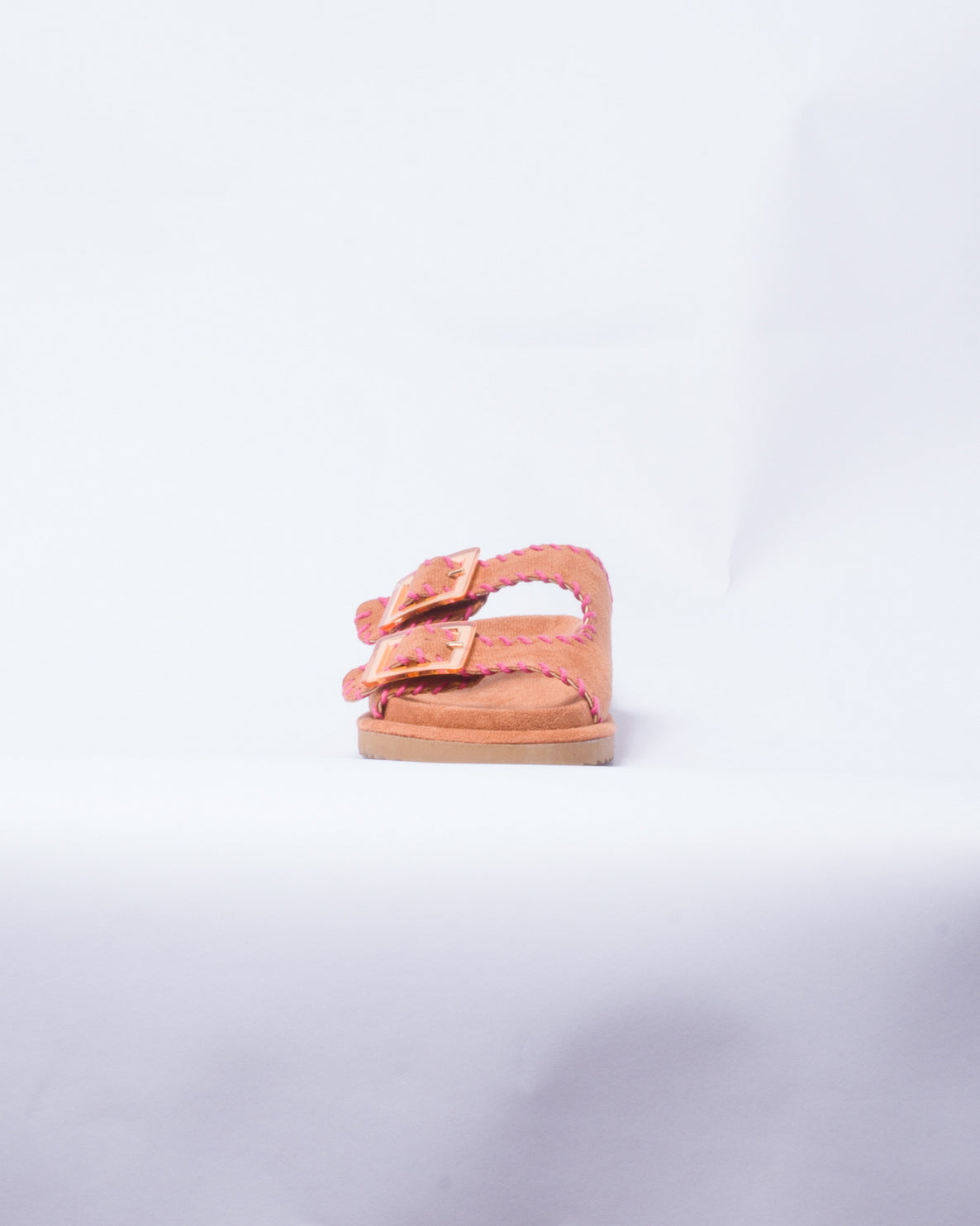 Sandali doppia fascia - Marrone