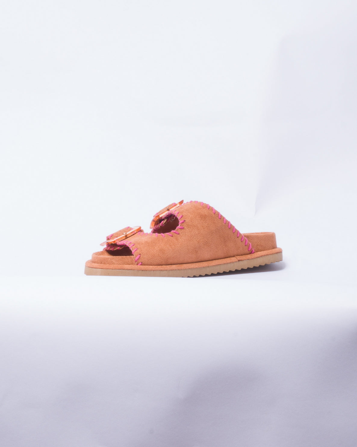 Sandali doppia fascia - Marrone