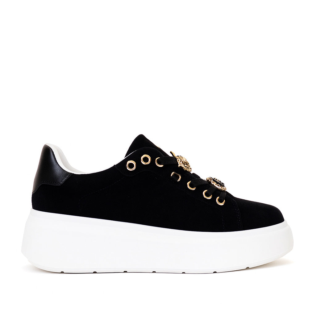 Sneakers Gold&Gold scamosciata - Nero
