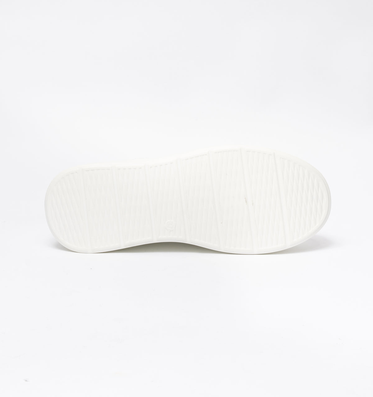 Sneakers Gold & Gold punta tonda in ecopelle-Bianco